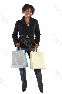 Attractive shopping girl