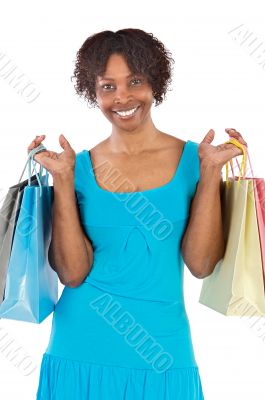 Attractive shopping girl