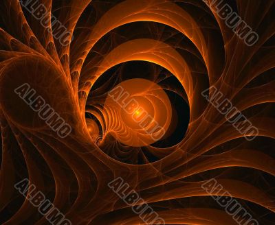 Pattern from the sphere and the curves