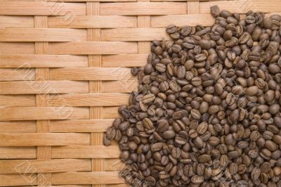 Coffee in grains.