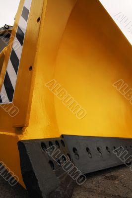 Bulldozer plate.