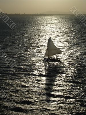 Sail Boat Silhouette