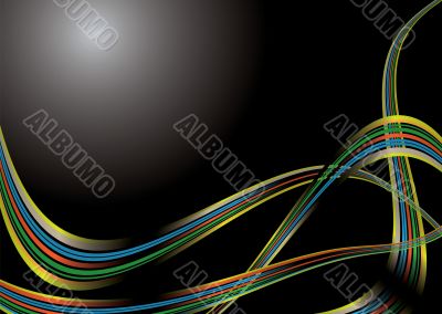 rainbow swish black