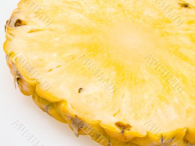 Sliced pineapple