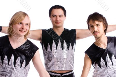 three dancers