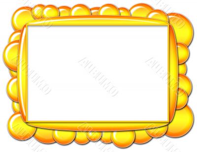 Yellow Bubble Frame