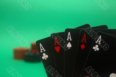 Poker Hand - 5 Aces