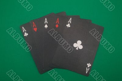 Poker Hand - 5 Aces