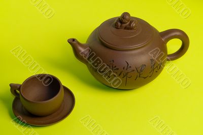 Teapot and Cup