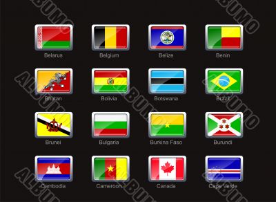Flag icon set  - part 2