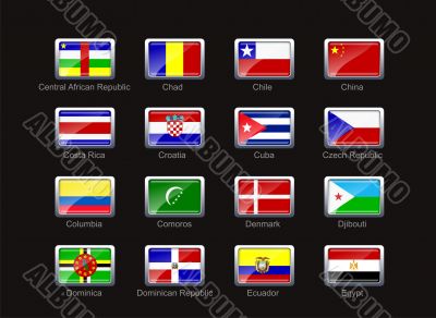 Flag icon set  - part 3