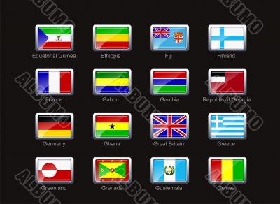 Flag icon set  - part 4