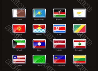 Flag icon set  - part 6