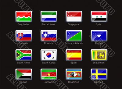 Flag icon set  - part 10
