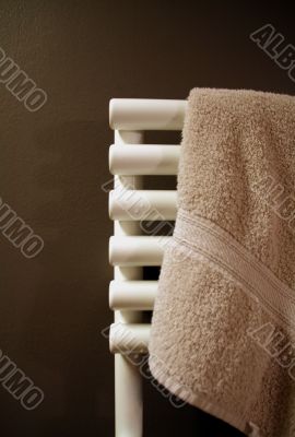 Towel on heater