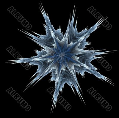 Icy snowflake
