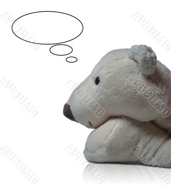 Thinking bear