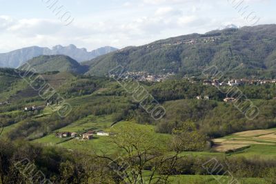 Panorama from Montevecchia