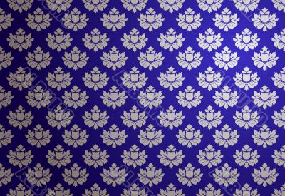 Vector blue and silver glamour pattern