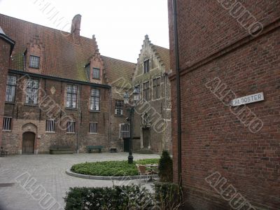 Cloister buildings in Brugge