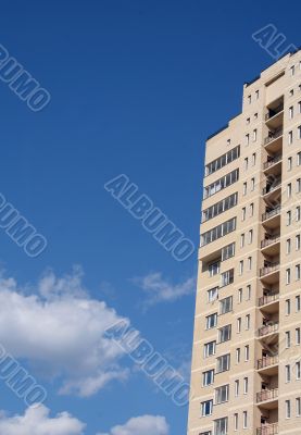 Inhabited building and the sky