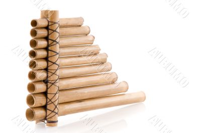 wooden panpipes