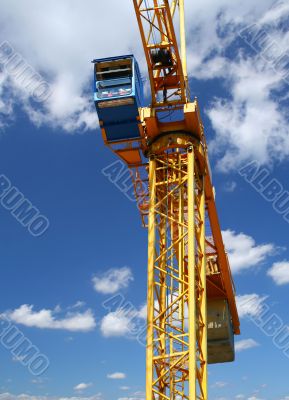 yellow crane