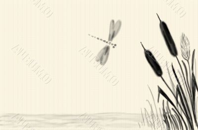 Sumi-e background