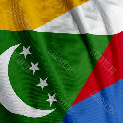 Comorian Flag Closeup