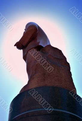 Lenin monument in Kiev