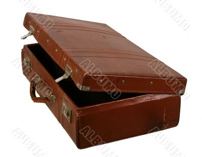 Old brown suitcase-012