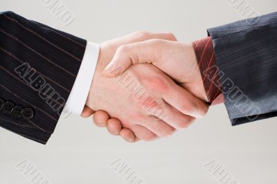 Shaking hands