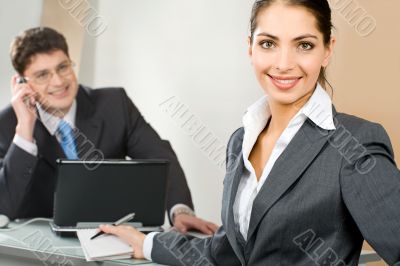 Young business woman