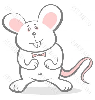 cheerful mousy