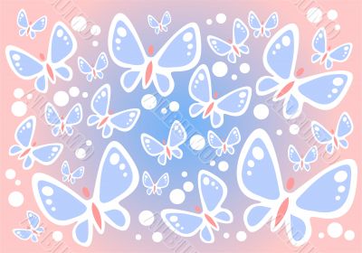 butterflies background