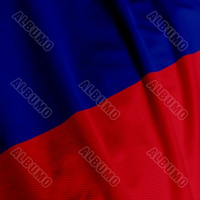Haitian Flag Closeup