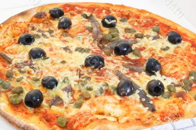 Crusty pizza