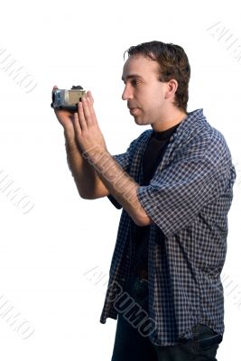 Man Videotaping