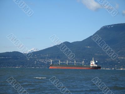 tanker on the pacific ocean