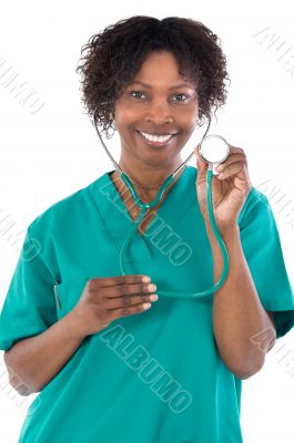 African american woman doctor