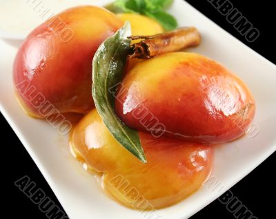 Glazed Nectarines