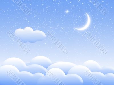 Clouds in the night