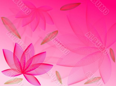 Flowers and leaves