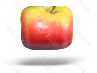 Yellow and red color apple