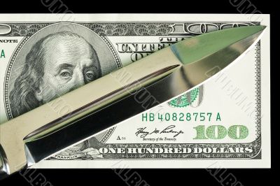 Knife and money 01
