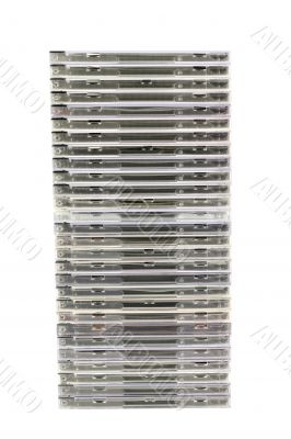Stack of cd`s
