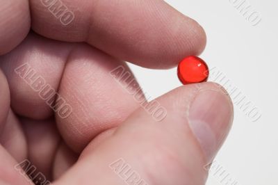 Fingers,red pill