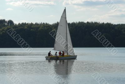 sailing on the bay