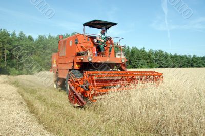 combine harvester