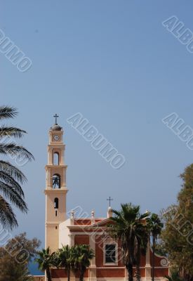 Old tower with clock